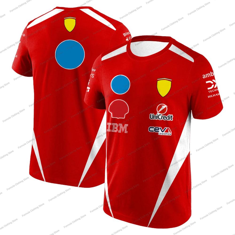 Nouveau T-shirt de course Charles Leclerc 16 2026, Hamilton 44, Hauts de sport d'extérieur à séchage