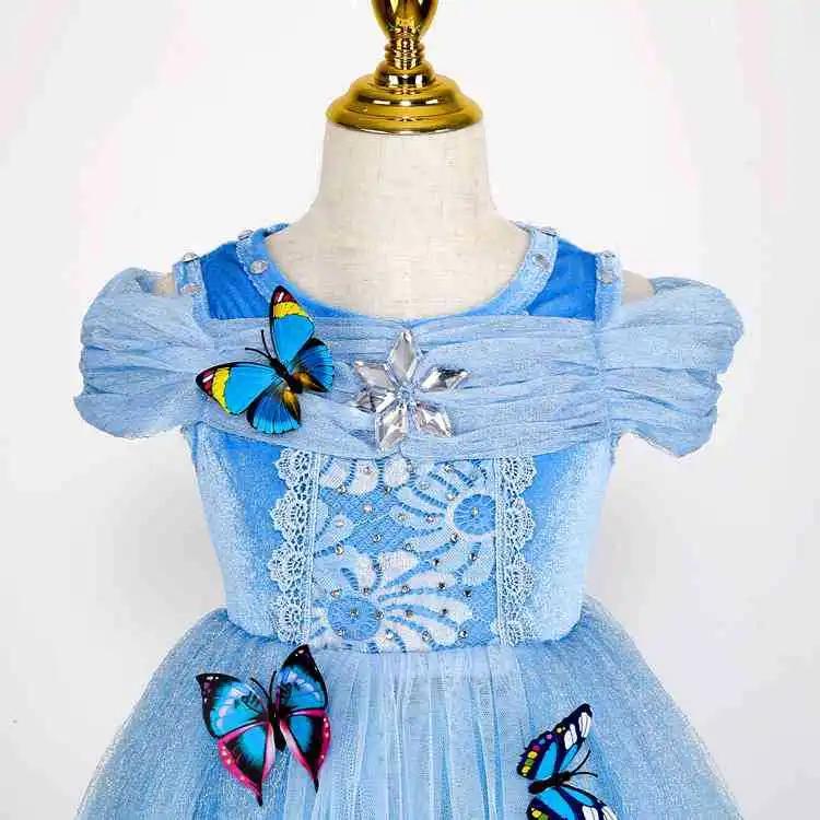 Costume de cosplay pour filles, vêtements de carnaval de conte de fées d'été pour enfants, robe de p