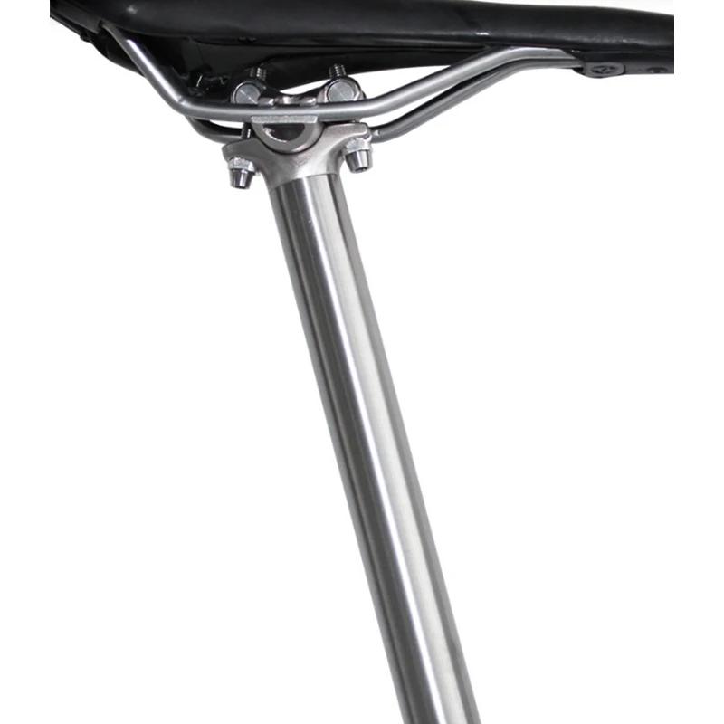 Alliage de titane tige de selle de vélo pour vtt/route tige de selle de vélo 27.2/30.9/31.6mm * 350m