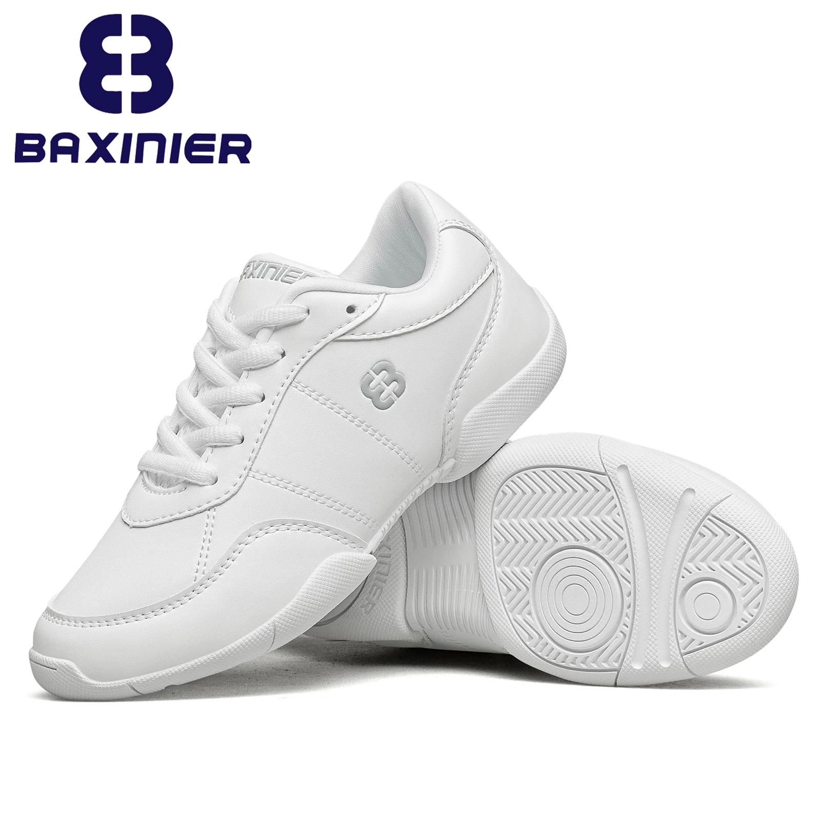 Chaussures de pom-pom girl blanches pour filles, baskets légères de compétition de joie pour jeunes,