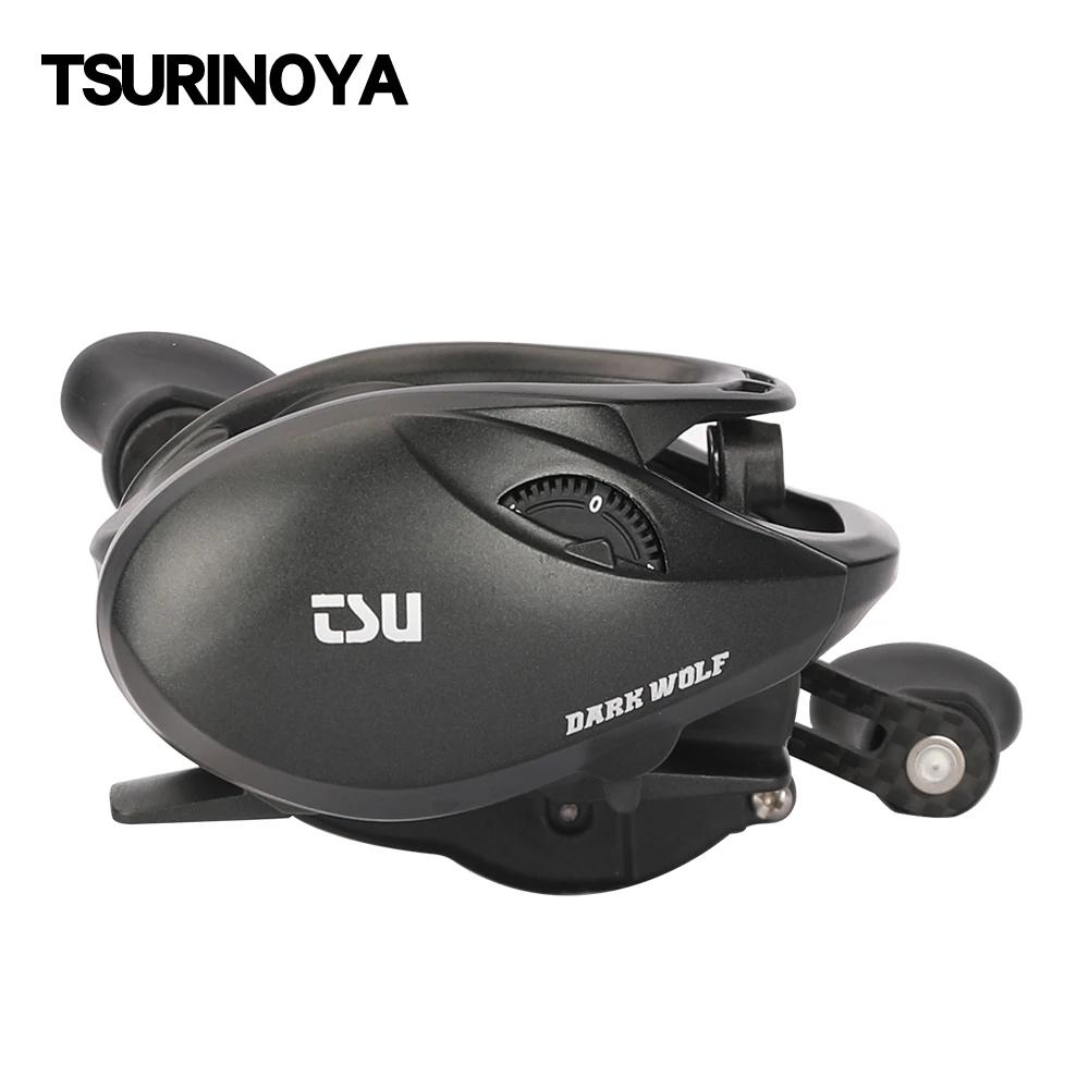 TSURINOYA – moulinet de pêche Baitcasting ultraléger 135g, 6.1g, Dark Wolf 50S 7.1:1, bobine peu pro