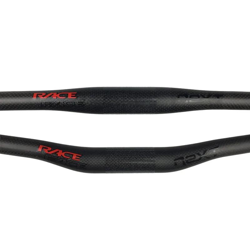 Race Face NEXT VTT 3K fibre de carbone plat Horizontal guidon de vélo en carbone pièces de vélo vtt