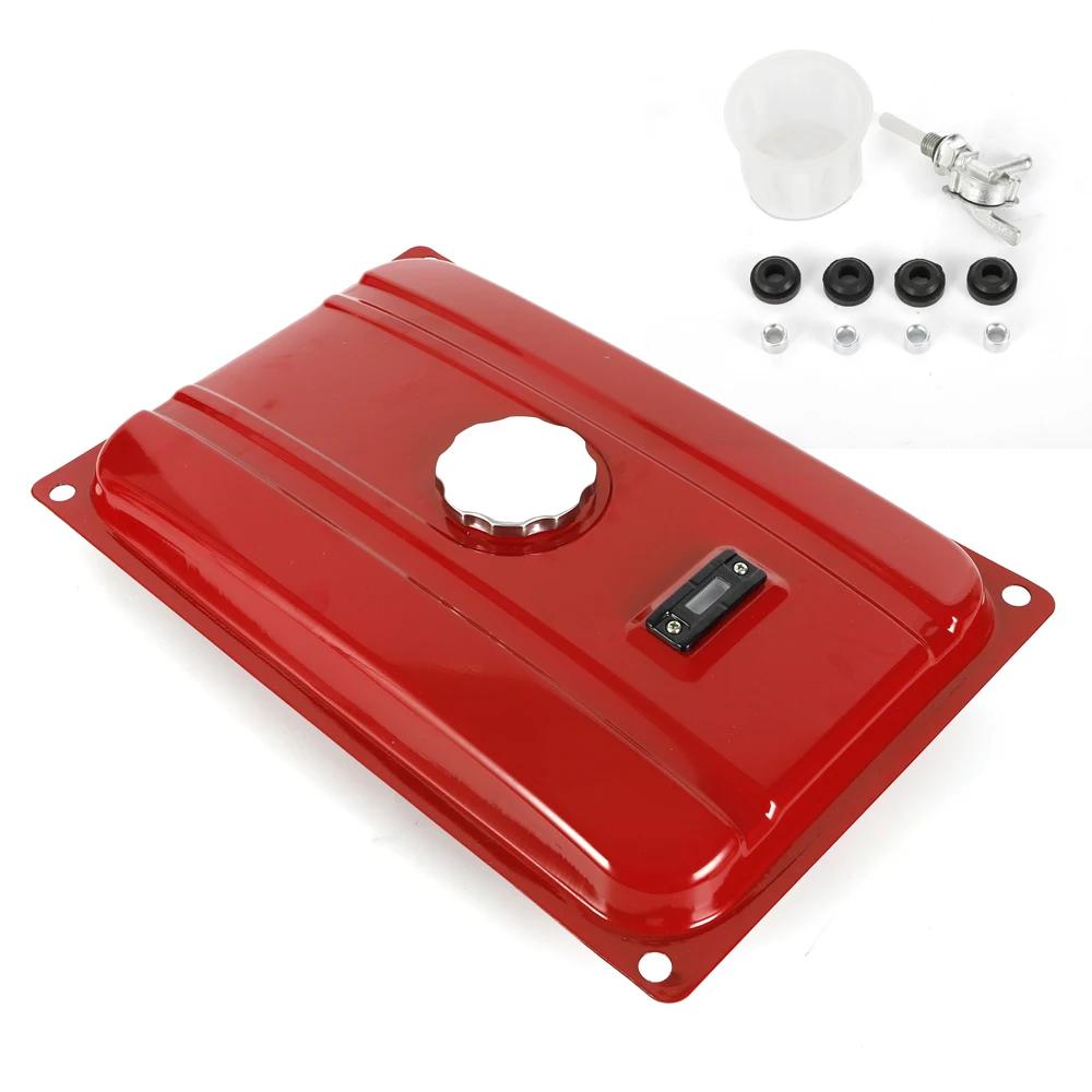 Réservoir de carburant universel rouge pour générateur de 4 gallons, 54.8x36x10cm, réservoir d'équip