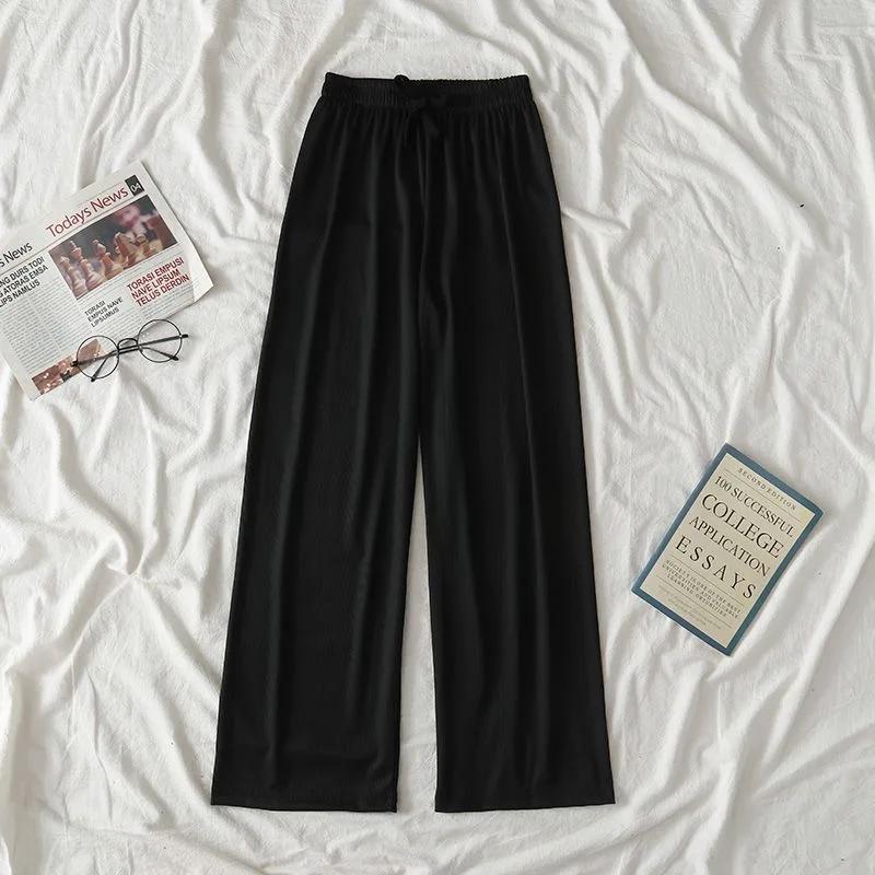 Ensembles de vêtements d'été pour adolescentes, nouveau haut tendance et pantalons à jambes larges,