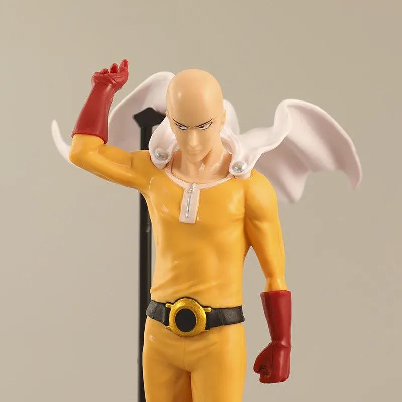 18CM Anime Figure UN PUNCH-MAN Figure Chauve Saitama Tatsumaki Debout Figure Modèle Jouet Statique C