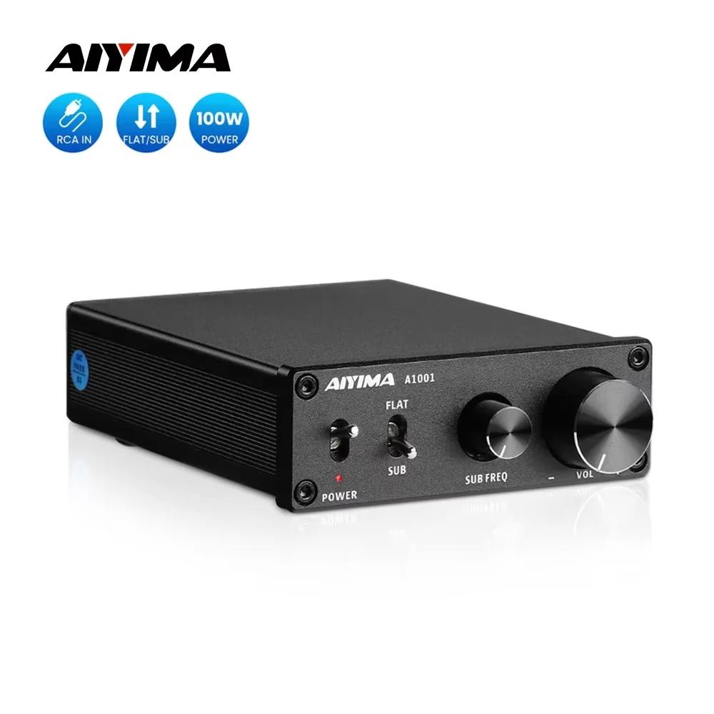 Amplificateur de subwoofer AIYIMA A1001 100W, amplificateur de puissance TPA3116, amplificateur de s
