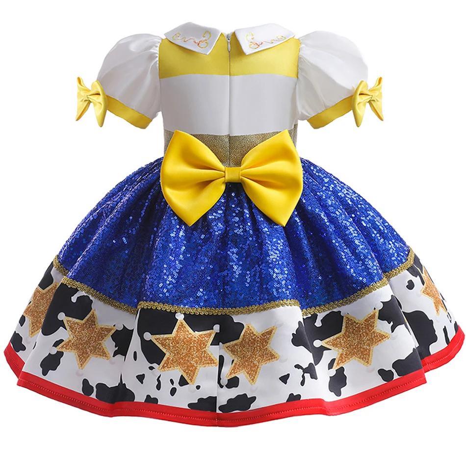 Déguisement Woody pour Halloween, robe de Cosplay Jessie pour garçons et filles, ensembles fantaisie