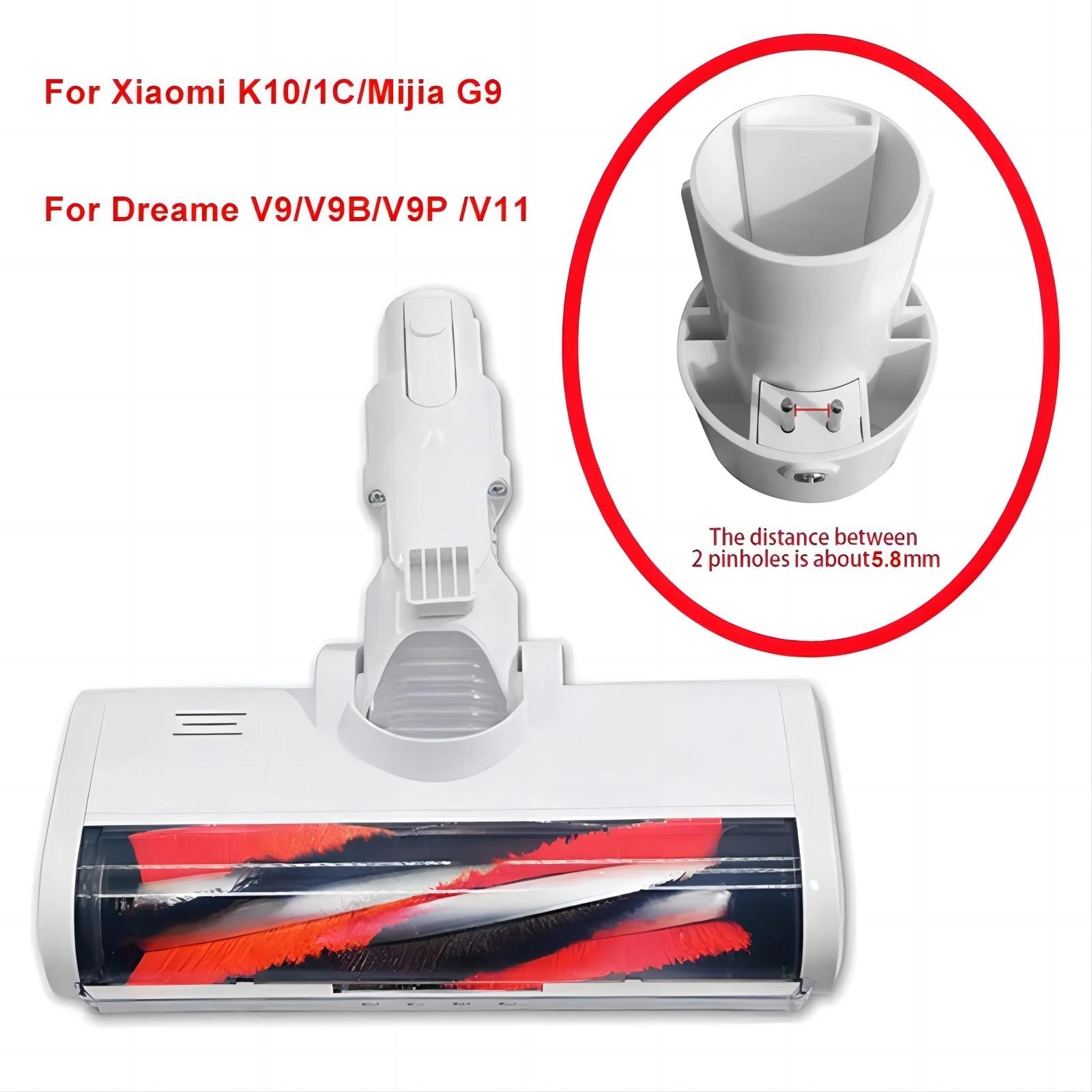 Tête de brosse électrique pour aspirateur Dreame V8/V9B/V9P/V11/G9 Xiaomi K10/G10 Xiaomi 1C, brosse