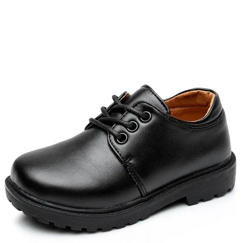 Nouveaux garçons chaussures en cuir Style britannique Performance scolaire enfants chaussures de fêt