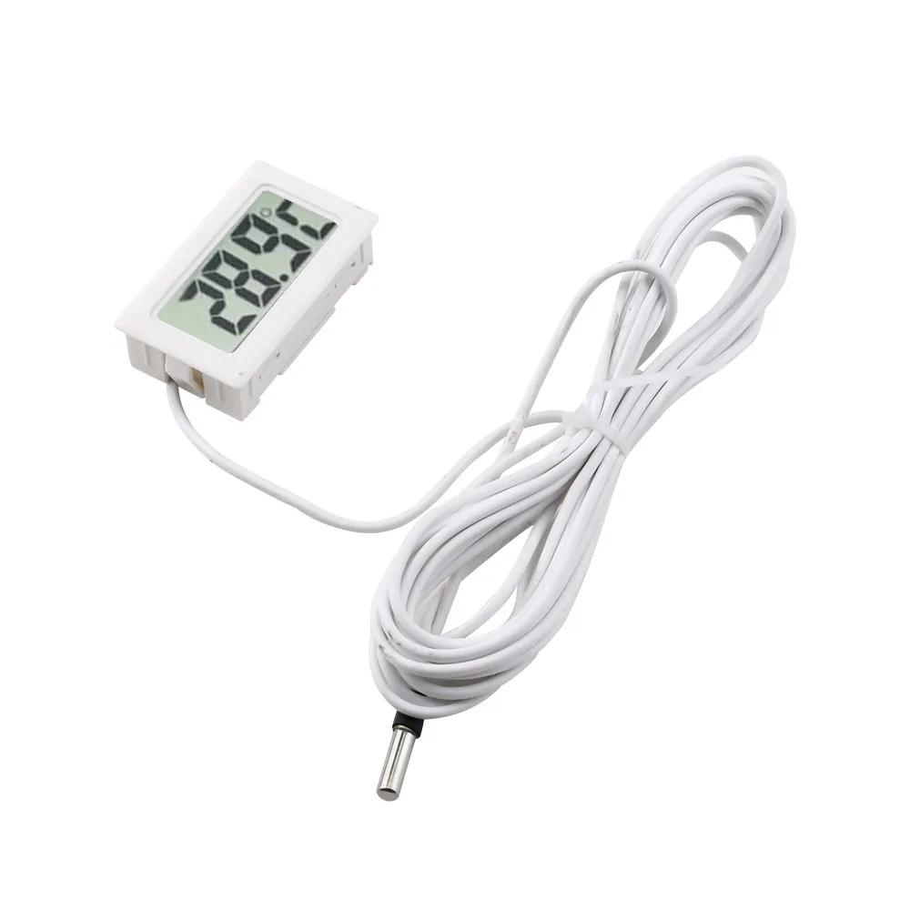 Thermomètre numérique LCD FY-10, capteur de température, testeur de température, moniteur avec câble