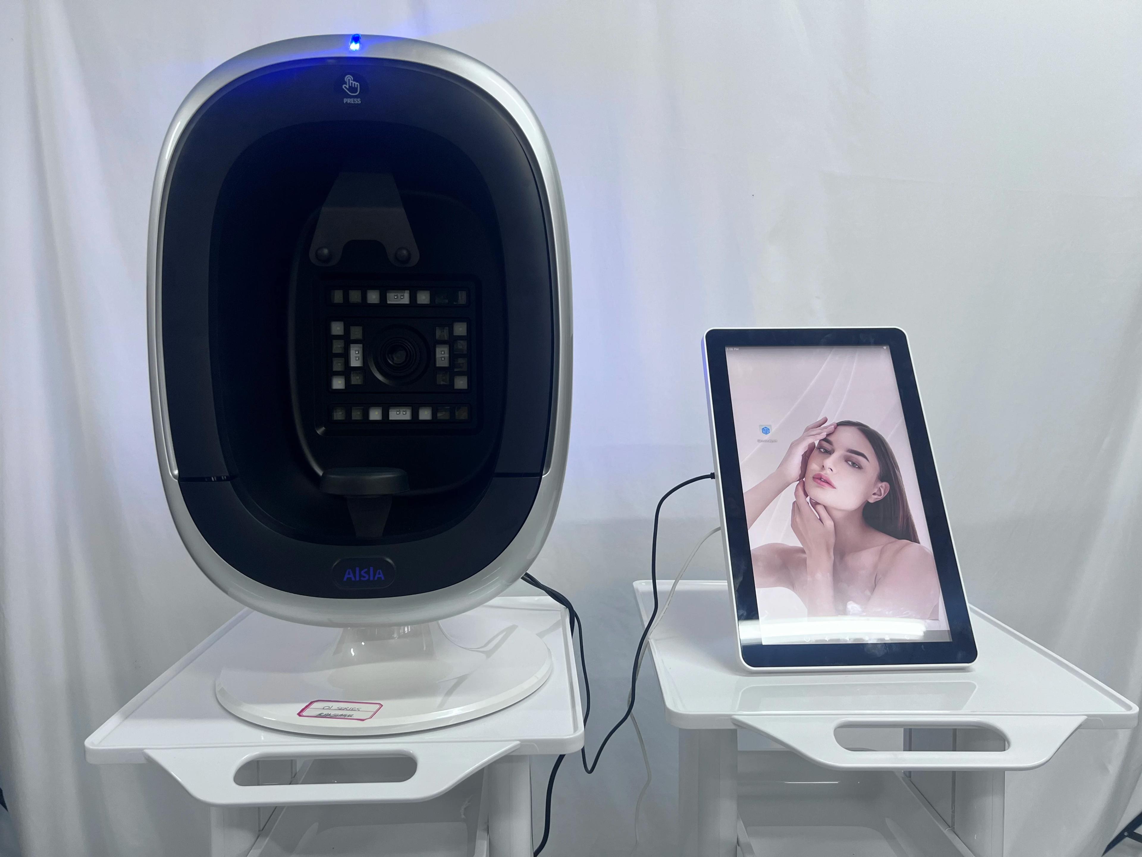 Analyseur de peau AI avec caméra HD 30MP et imagerie spectrale 9 bandes, pour usage clinique, avec r