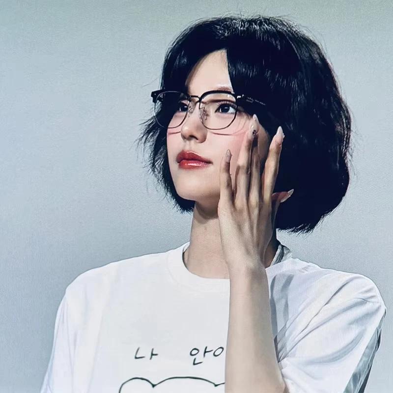 T-shirt mignon à col rond pour femmes, avec motif Harajuku amusant, manches courtes, haut confortabl