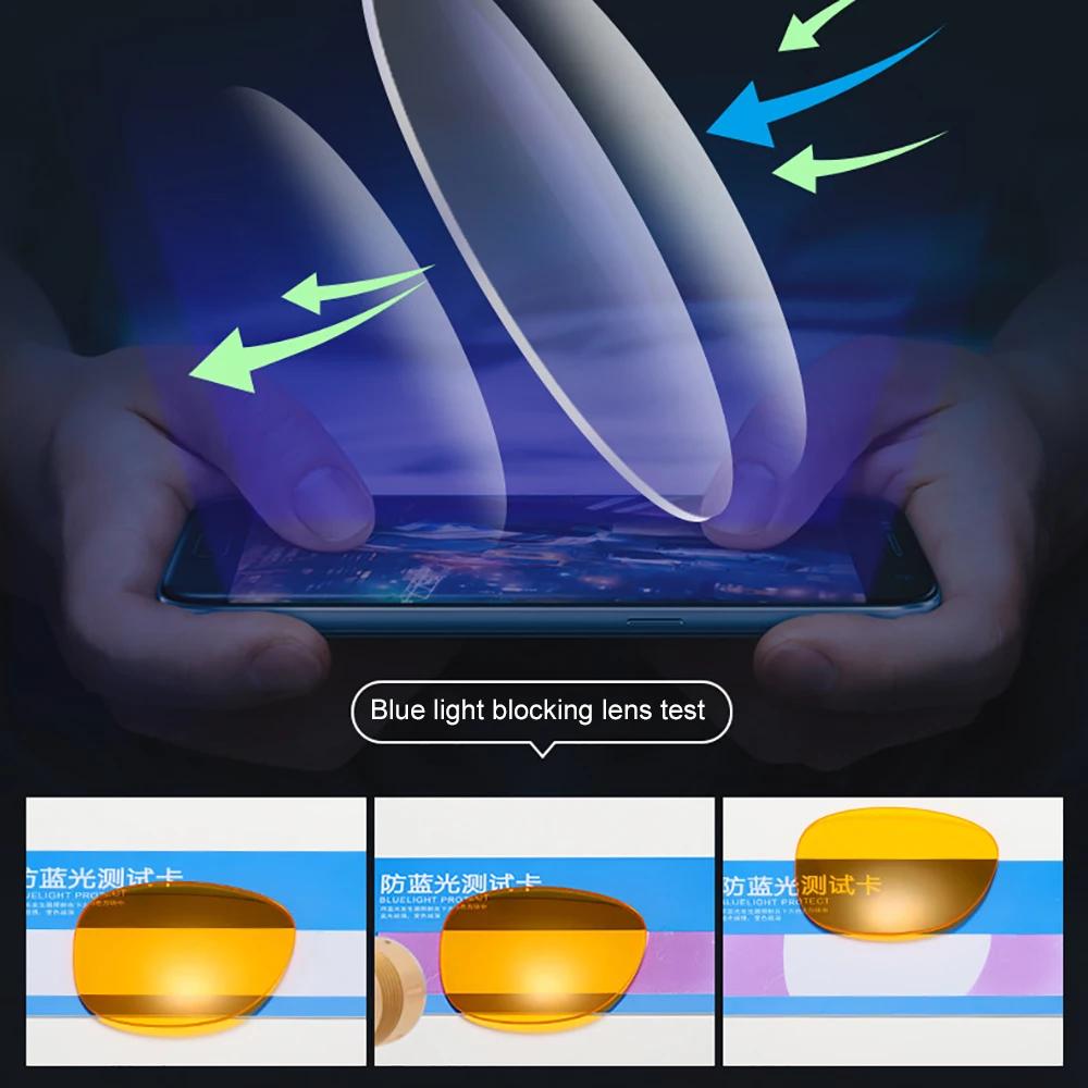 VIVIBEE Vision nocturne lumière bleue bloquant les lunettes hommes carré ordinateur Protection des y