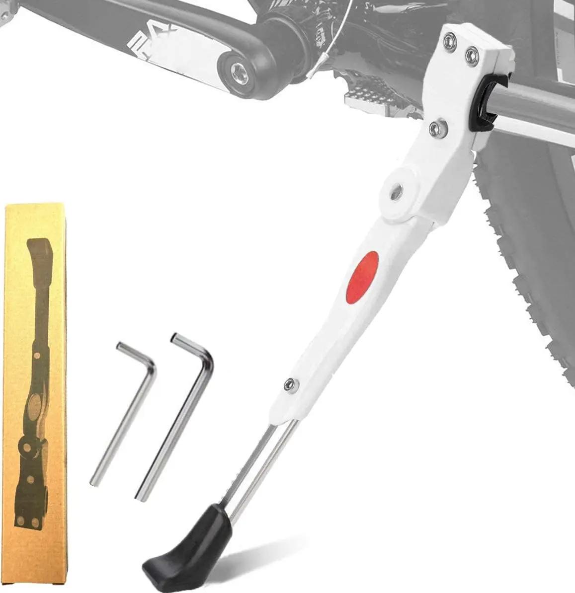 Béquille de vélo réglable en alliage d'aluminium, antidérapante, côté arrière, pour vélo de route 22