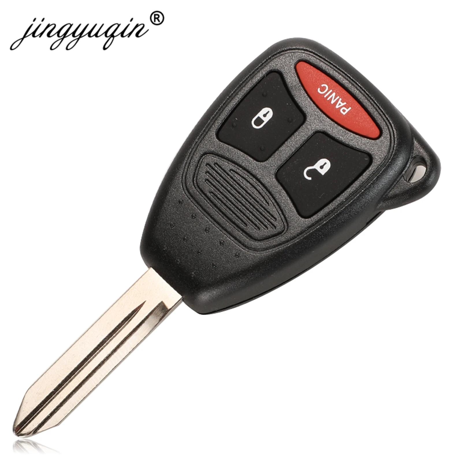 Jingyuqin 10X coque de clé de voiture 2/3/4/5/6 Butto pour Chrysler Pacifica Aspen 300 Dodge RAM car