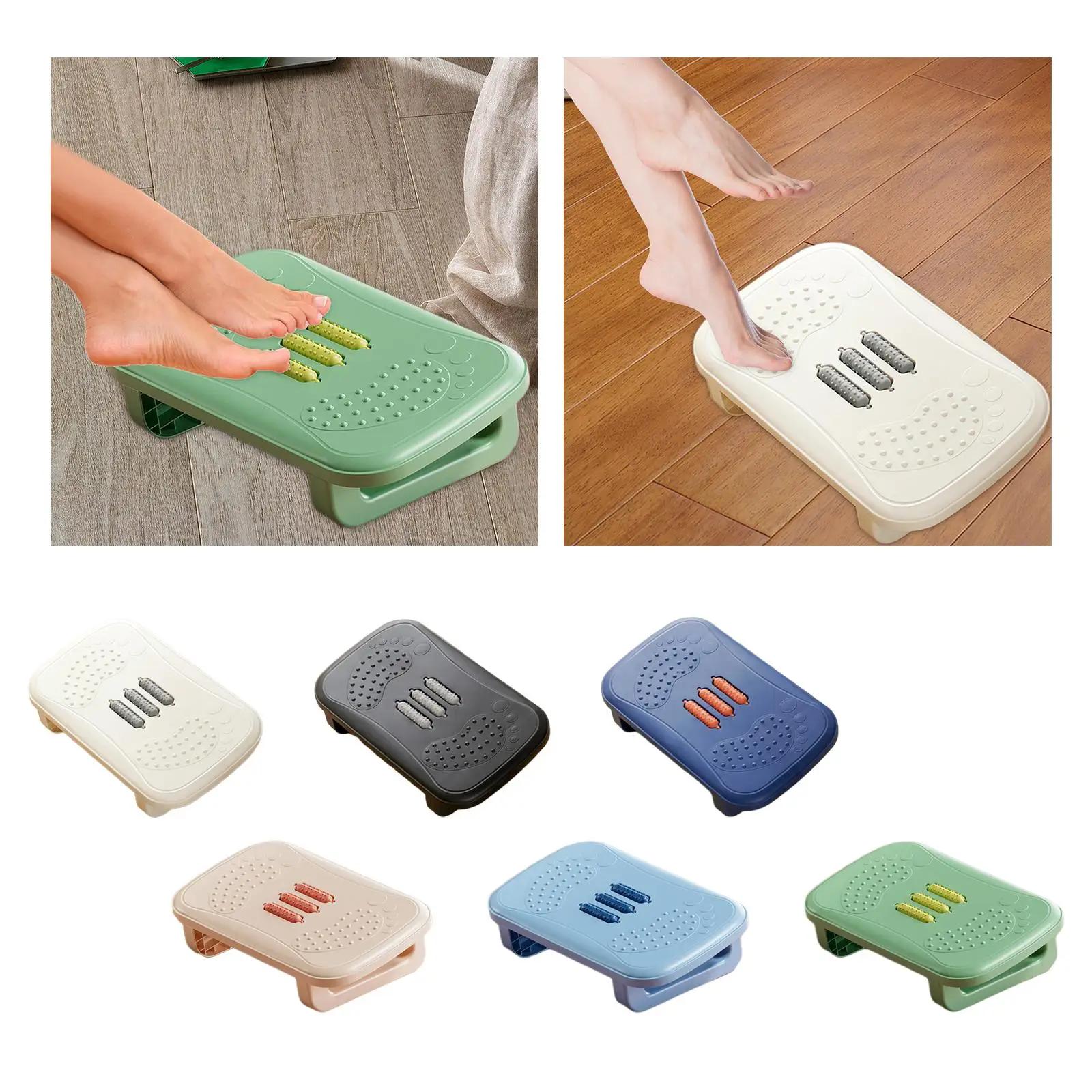 Repose-pieds sous le bureau repose-jambes avec rouleau Massage pied tabouret d'allaitement tabouret