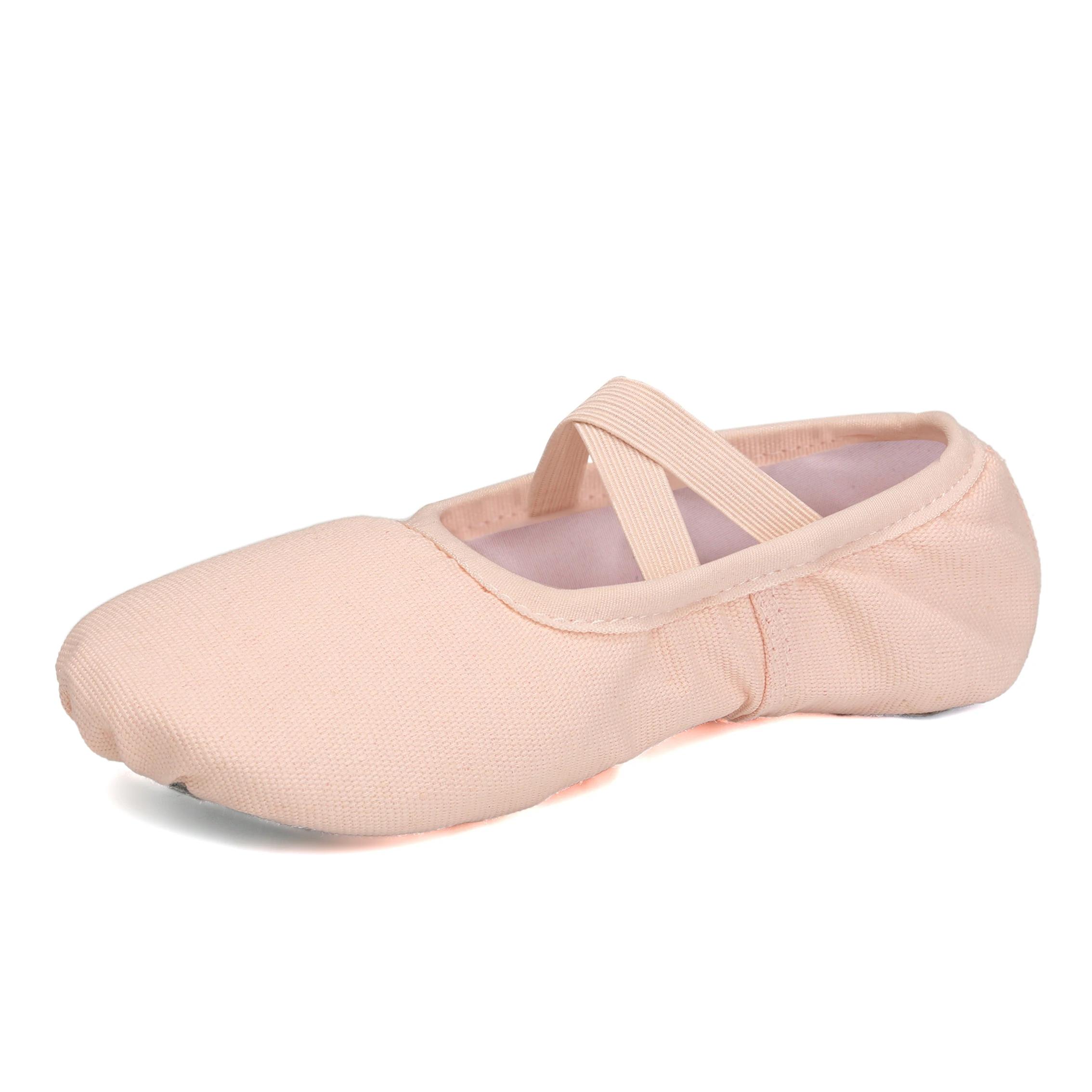 Chaussures de ballet filles et femmes - Pantoufles souples pour entraînement danse enfants