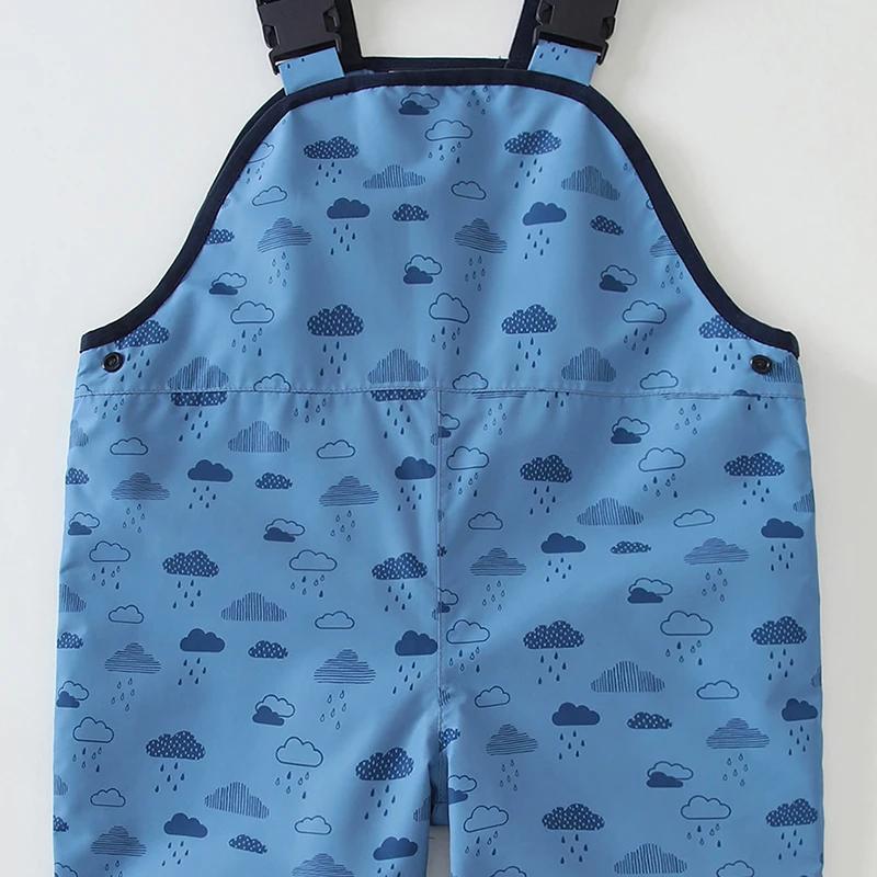HONEYKING enfants pantalons de pluie imperméables combinaisons pour bébés garçons filles salopette p