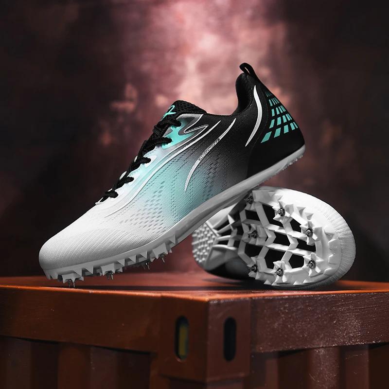 Chaussures d'athlétisme et de terrain, baskets professionnelles pour ongles, Sprinters, antidérapant