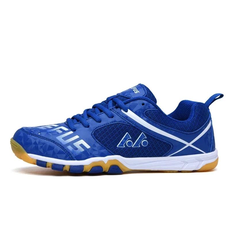 Chaussures tennis de table professionnelles unisexes - Baskets entraînement légères respirantes intérieur