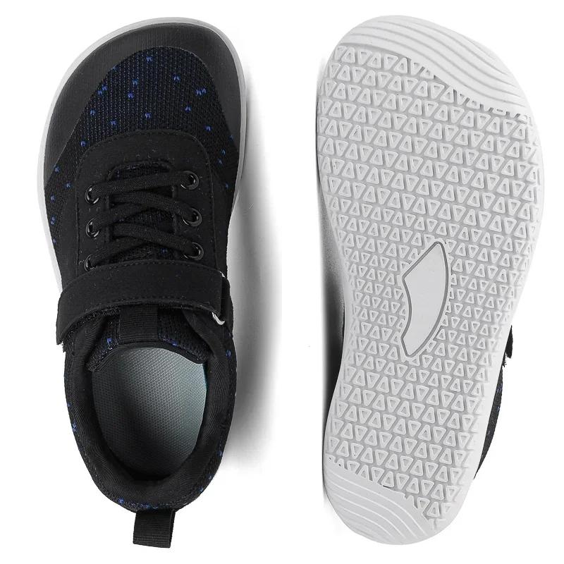 Nouveaux garçons filles baskets enfants larges pieds nus chaussures naturellement Splay chaussures e