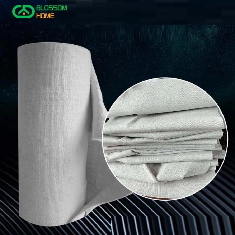 Tissu de protection ignifuge en Fiber de céramique, fil de Nickel résistant aux hautes températures,