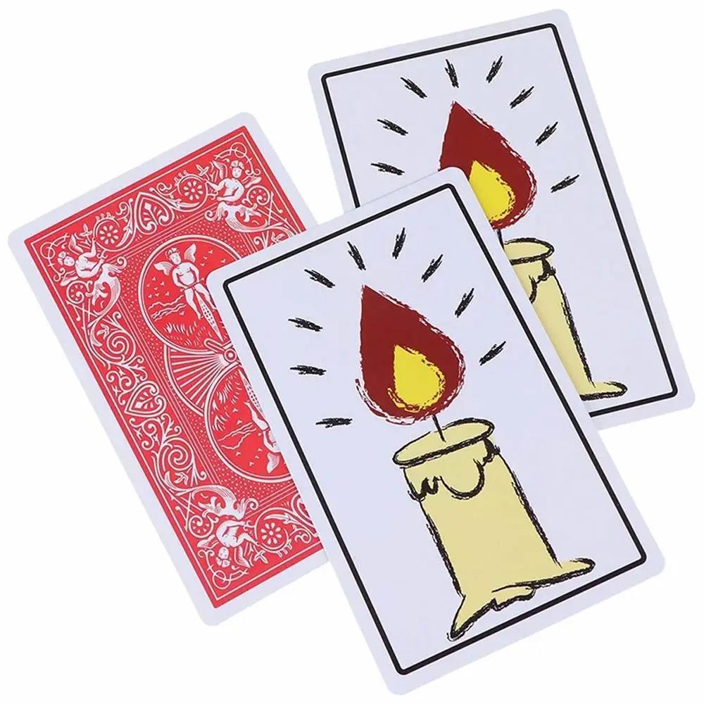 1 ensemble de bougies de relance, cartes magiques, tours de magie, accessoires magiques, nouveau jou