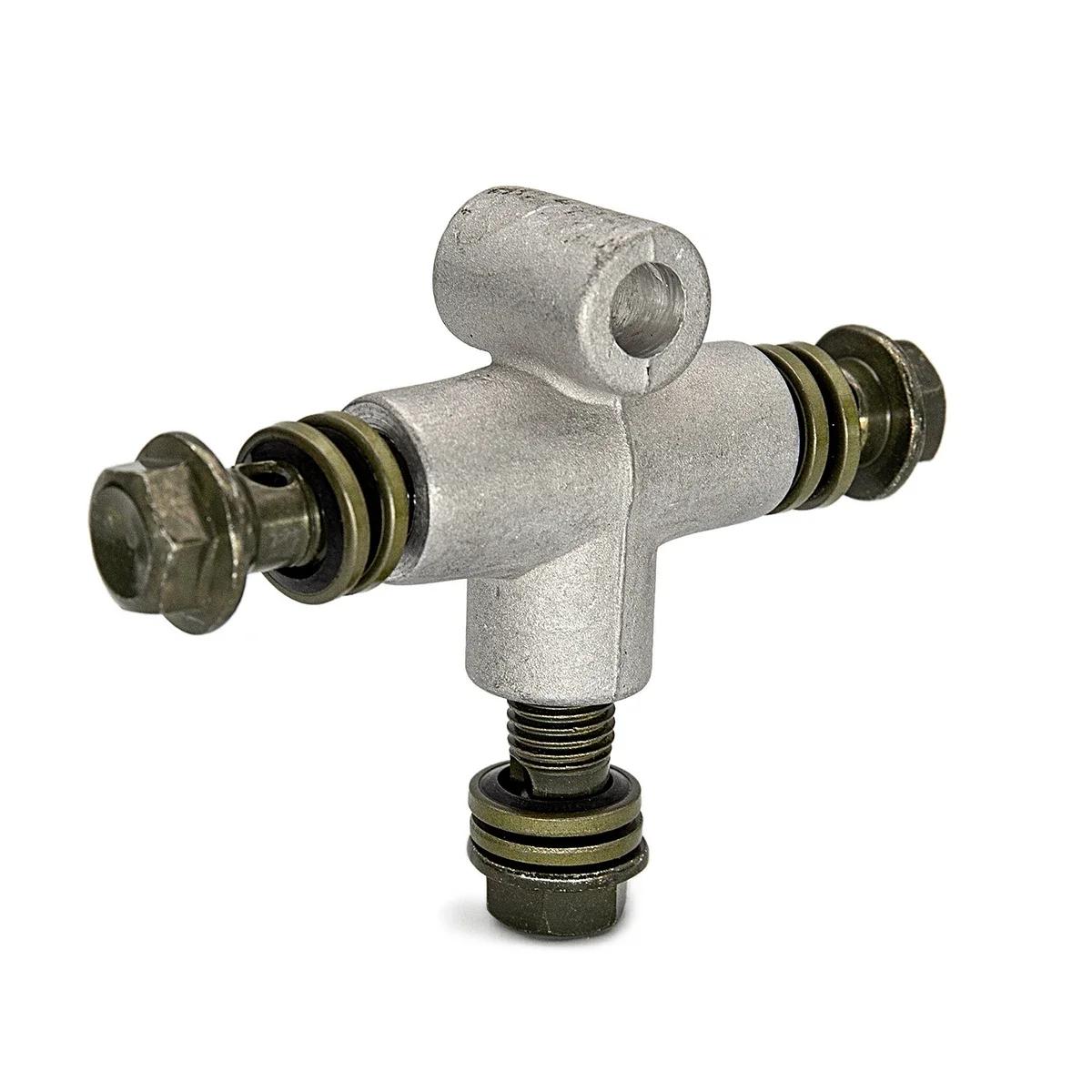 Connecteur de raccord de tuyau de frein hydraulique, adaptateur en T à 3 voies pour ATV Kart M10 X 1