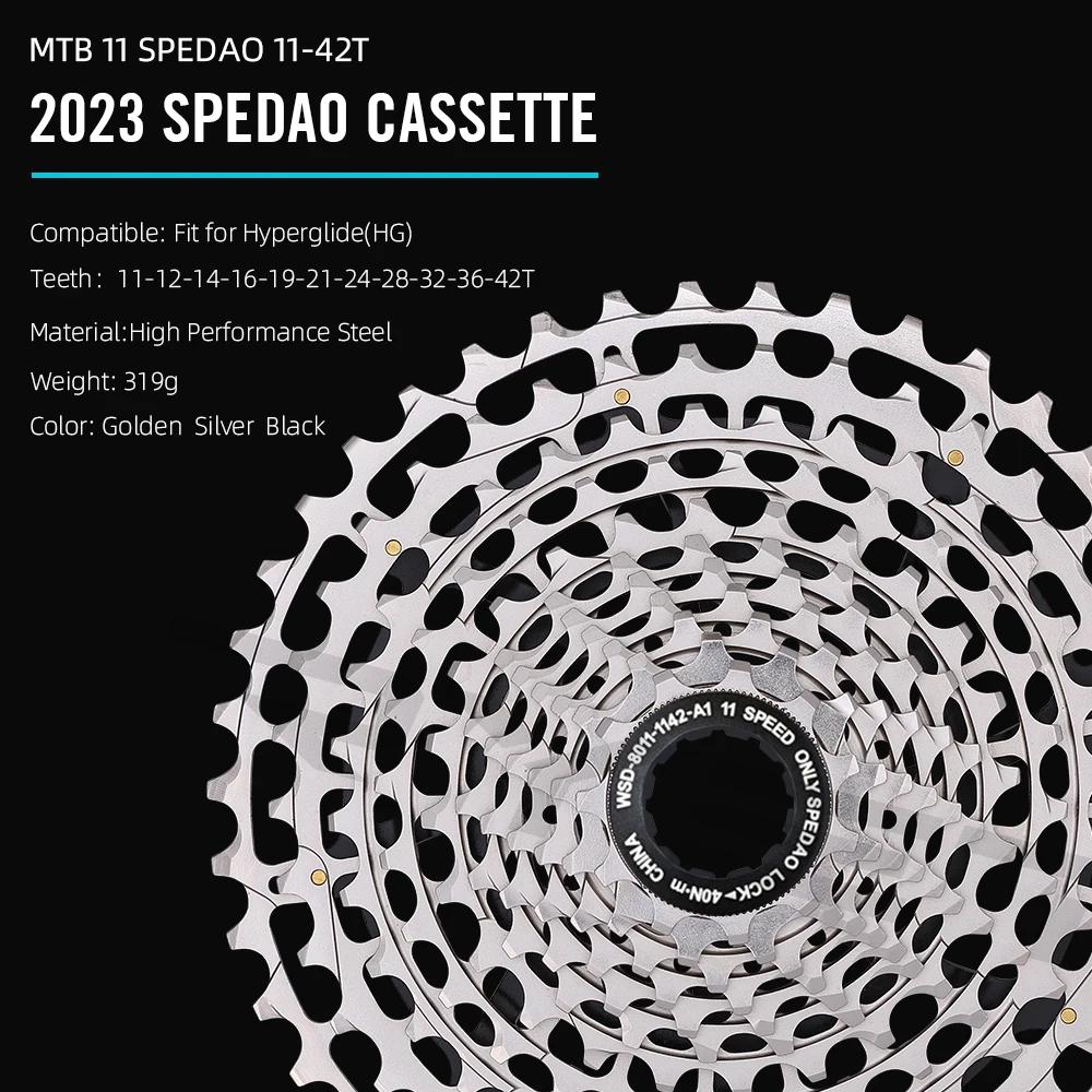 SPEDAO-Cassette de vélo SLInter, 11V 11-42T HG 11 s, livraison CNC k7 11V pour VTT GX bronchNX M8000