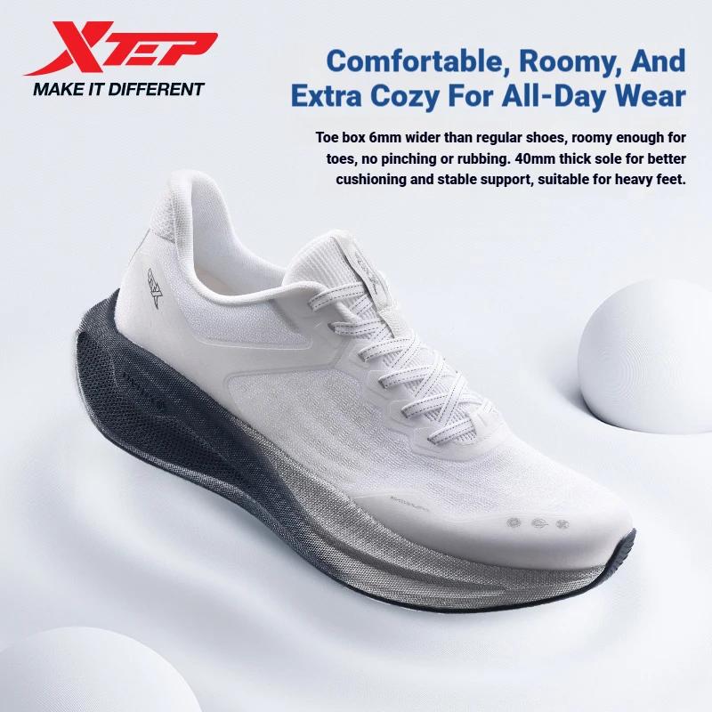 Xtep Backstay Summer pour hommes, chaussures de course antibactériennes confortables, résistantes à