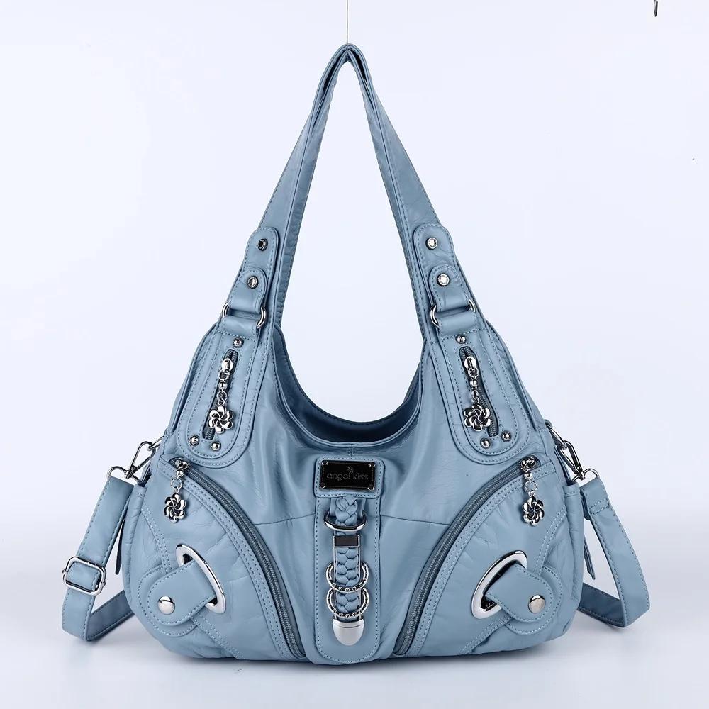 Sac à main vintage pour femme, sac à bandoulière tendance, grand sac fourre-tout, sac de shopping à