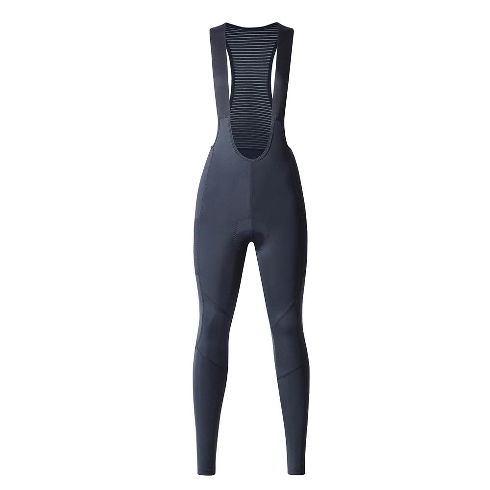 Ykywbike-Pantalon à bretelles de cyclisme Coolmax pour femme, collants longs de cyclisme, poches FJ2