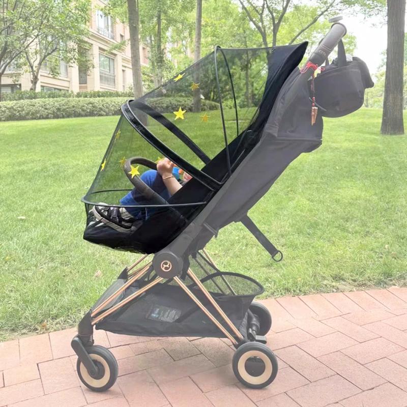 Moustiquaire pour Bébé, Double Fermeture Éclair, Pliable et Facile à Utiliser en Voyage, pour Cybex