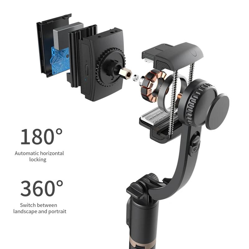 FGCLSY 2024 nouveau stabilisateur de cardan perche à Selfie trépied pliable sans fil avec obturateur