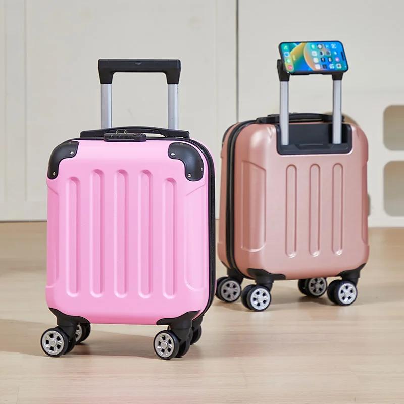 Valise de 14 pouces avec support pour téléphone pour un facile à transporter pendant les voyages Val