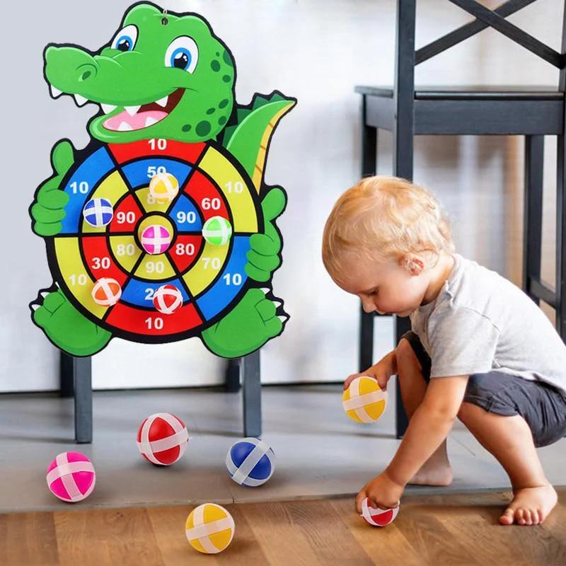 Cible de lance-pierre de sport Montessori pour enfants, jeu de fléchettes collantes, jeux de société