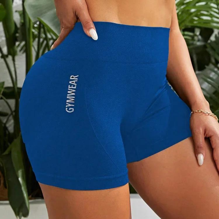 Short d'entraînement taille haute pour femme, pantalon court de Yoga