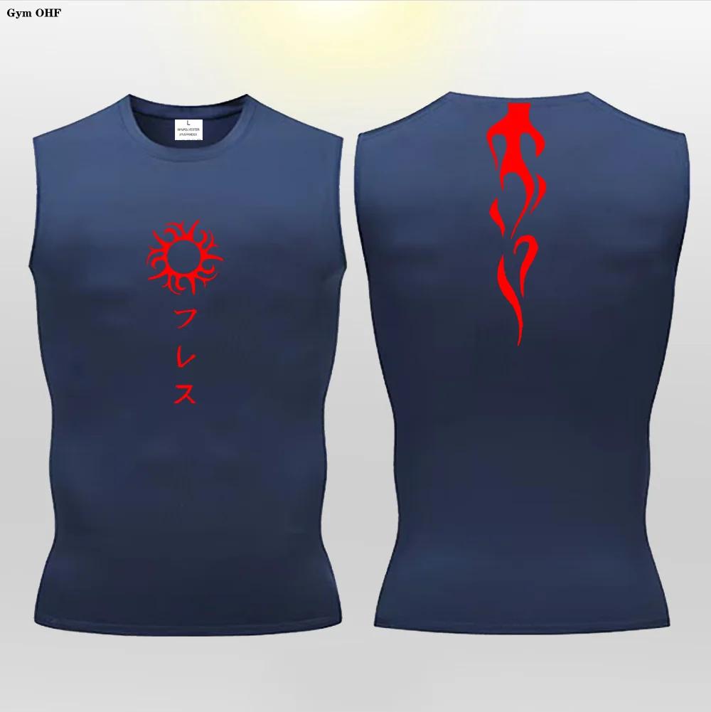 Y2K – gilet de course pour hommes, débardeur de Compression, vêtements de Fitness musculaire, chemis