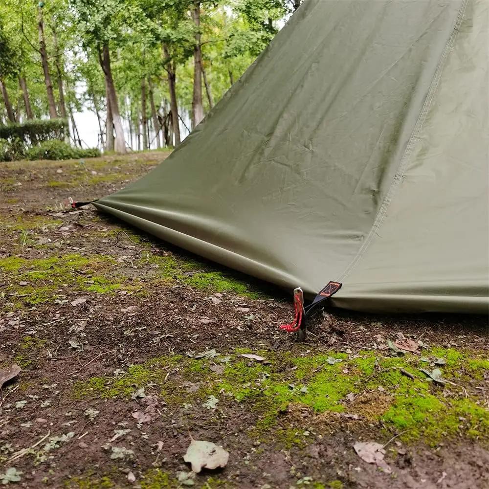 MCETO TX400Ultra tente de poêle, tente chaude Tipi réglable en hauteur équipement de voyage de chass