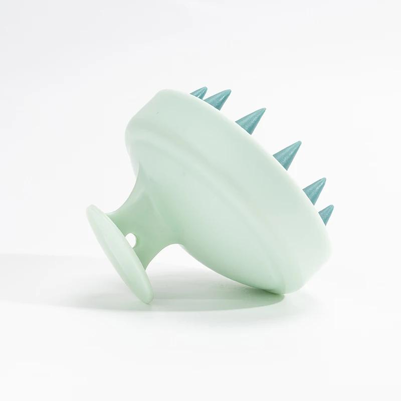 Brosse de Énergie du Cuir oral elu en Silicone, Peigne à Poignée Magique, Spa