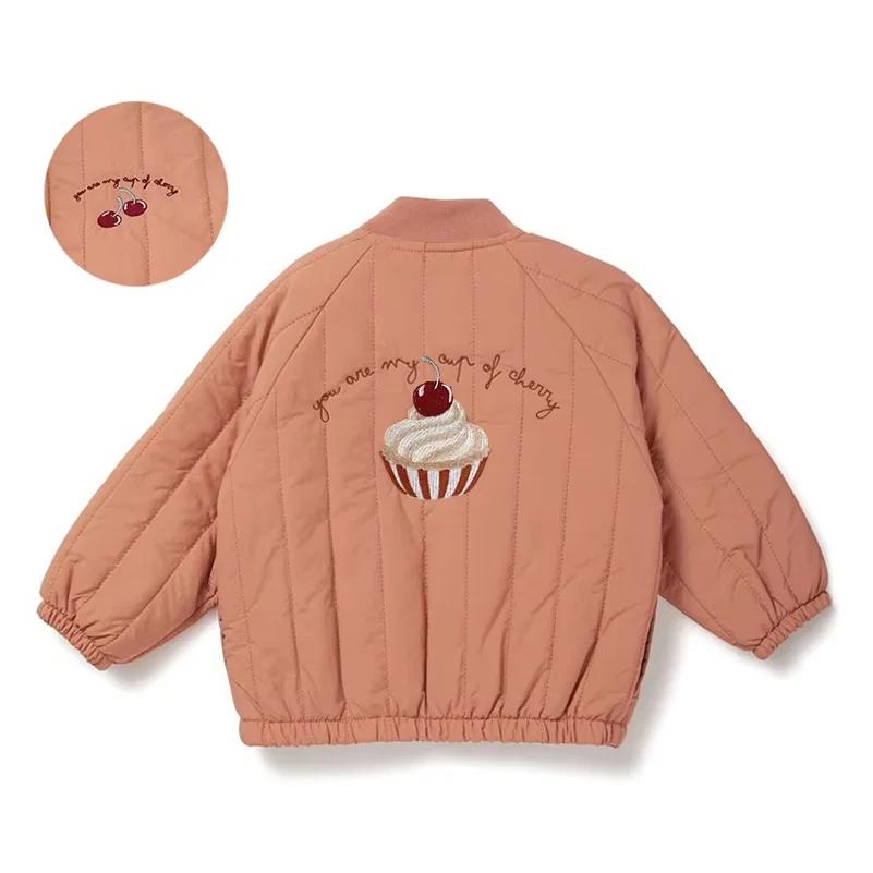 Vêtements pour enfants de 1 à 6 ans, veste en coton épais pour filles, manteau chaud pour bébés, vêt