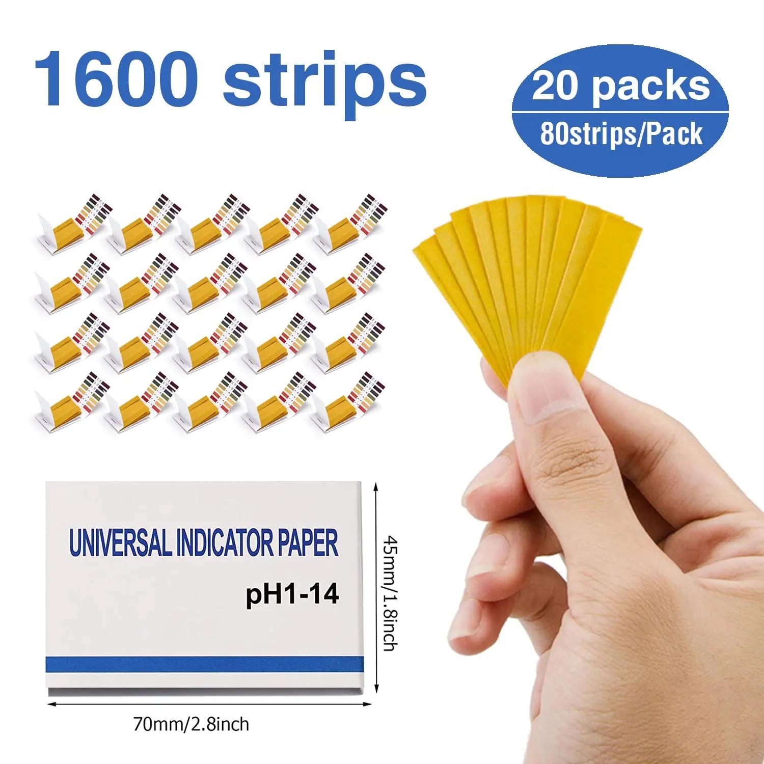 Bandelettes de test de pH universelles, gamme complète, papier de test, Litmus, pH Regina, test exéc