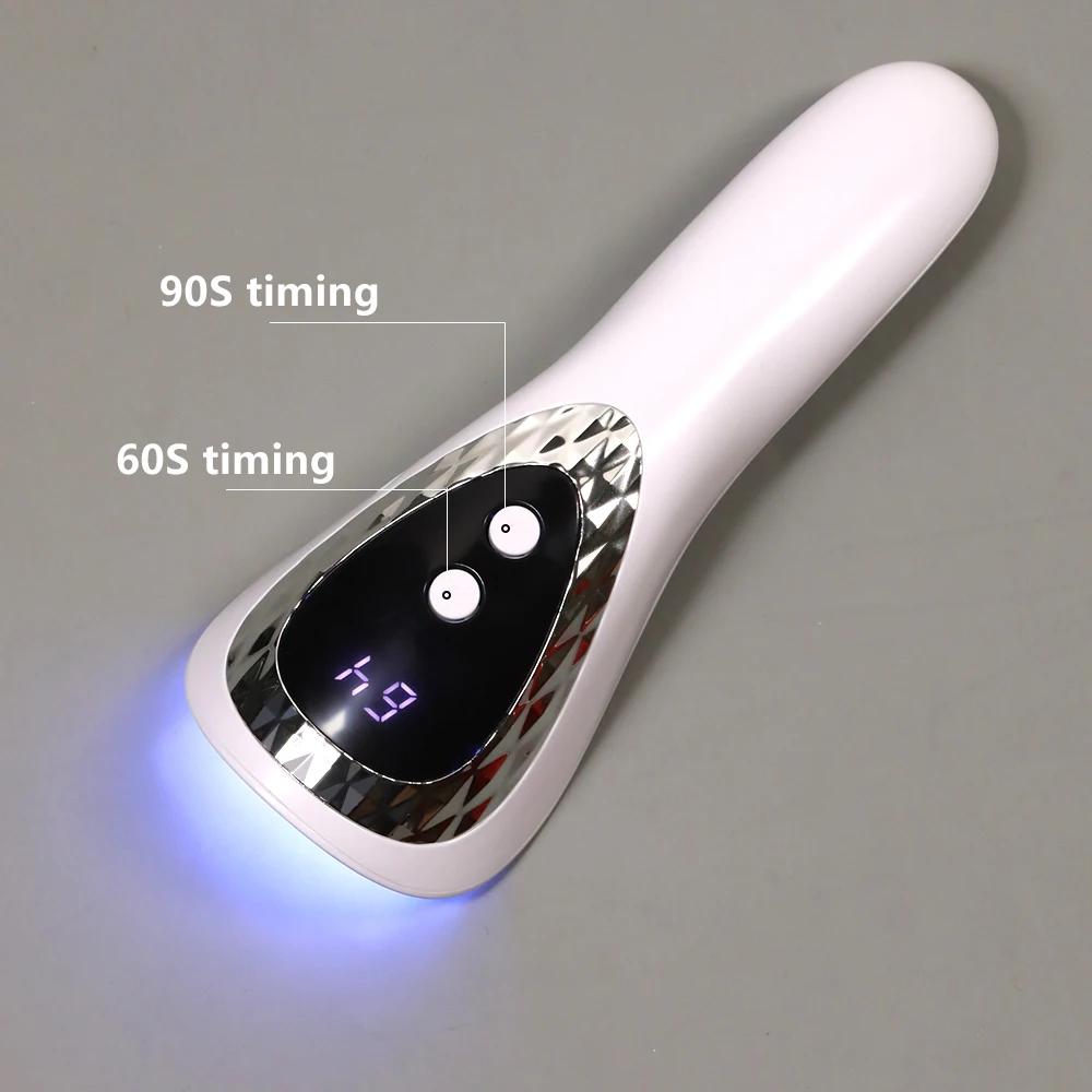 LINMANDA lampe à ongles UV LED portable USB Rechargeable Mini lampe de manucure sèche-ongles avec 5