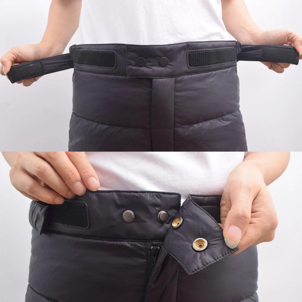 Pantalon d'hiver homme Kamperbox en duvet - Pantalon de randonnée hiver chaud et imperméable pour activités outdoor
