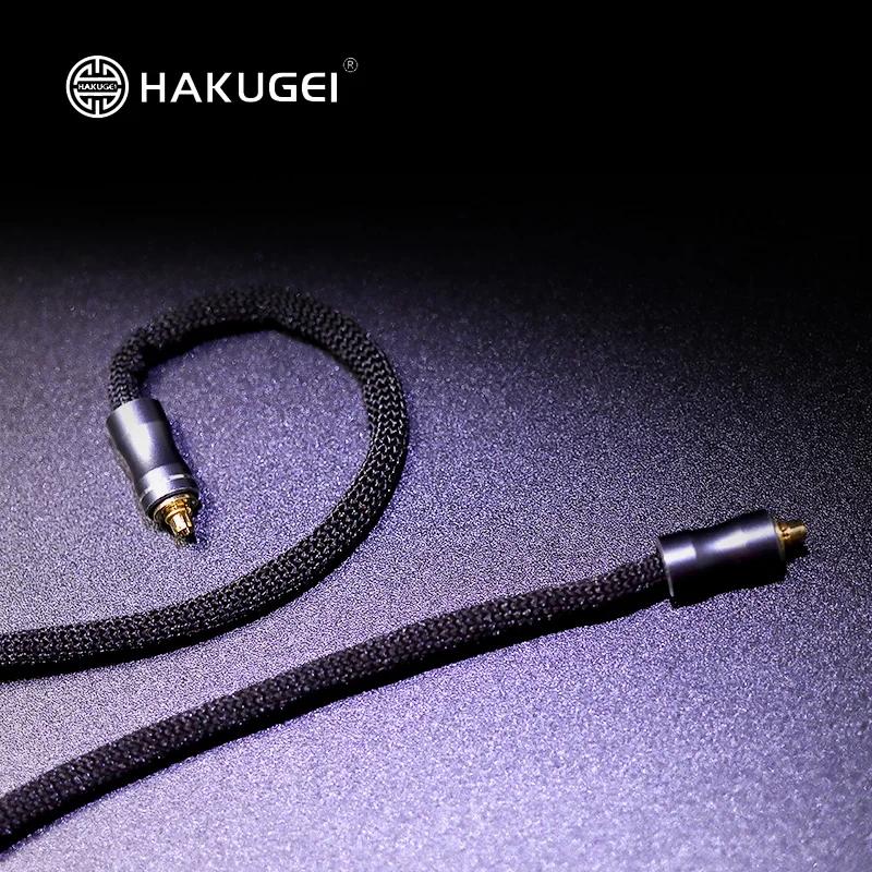 HAKUGEI Câble casque voix porte-bonheur 2,5 3,5 4,4 0,78 mmcx