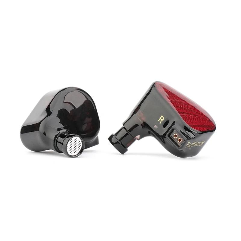 TRUTHEAR x Crinacle ZERO: écouteur rouge double pilotes dynamiques écouteurs intra-auriculaires avec
