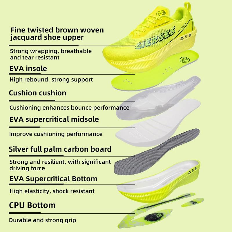 WUKONG1.0-Chaussures de course coordonnantes pour hommes, baskets de course respirantes, baume à air