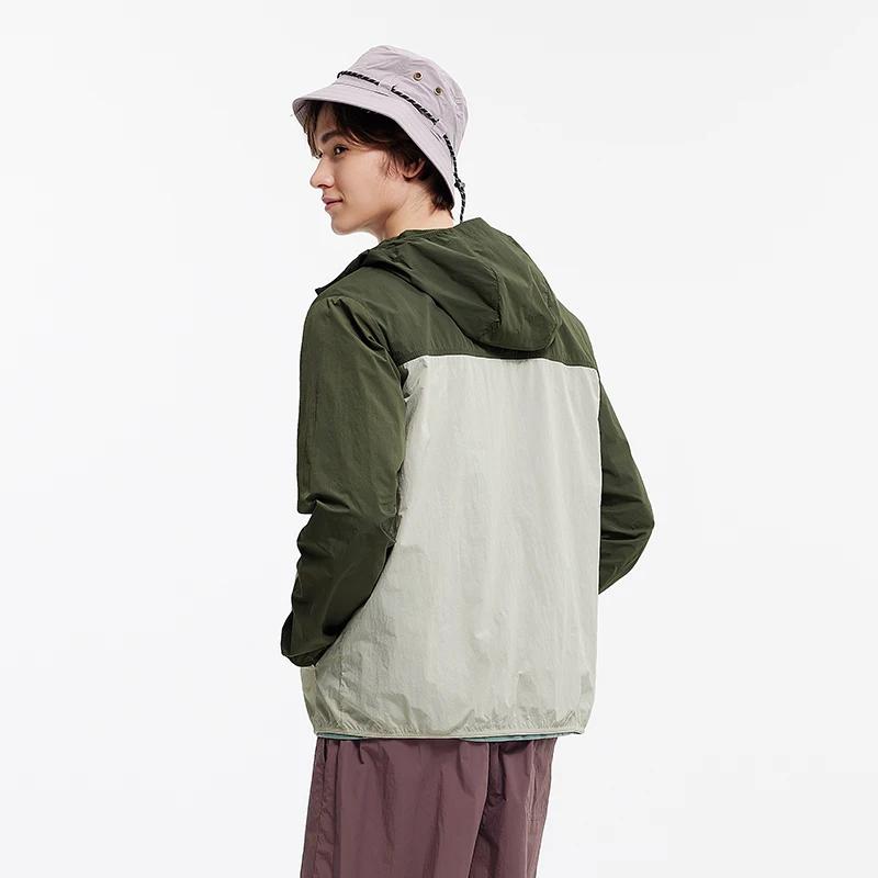 Veste UV Homme Semir 2026 à Capuche Effet Rafraîchissant Style Couple Coupe Droite Décontractée Tend
