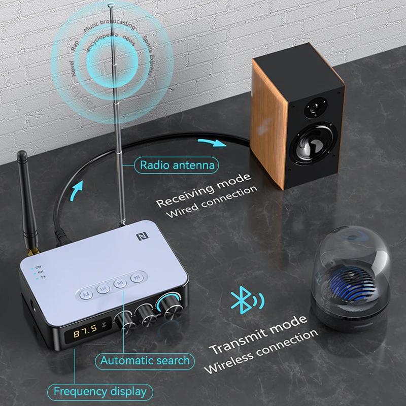Récepteur et transmetteur Audio Bluetooth M9/M9Pro, adaptateur sans fil DSP, NFC/AUX/RCA/USB u-disk/