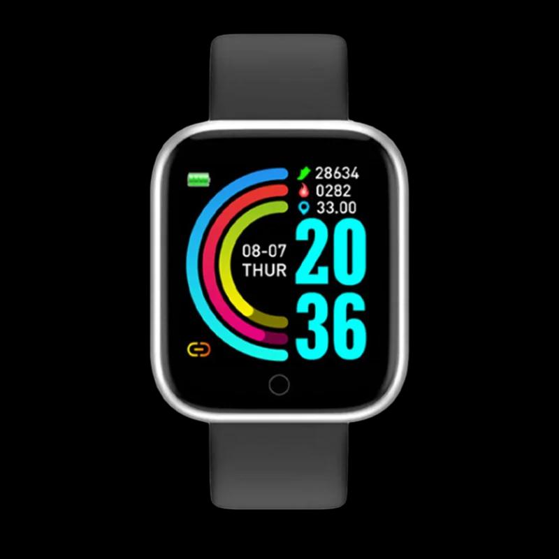 Montres intelligentes de sport étanches avec écran de document, bracelet de fitness Bluetooth, tensi